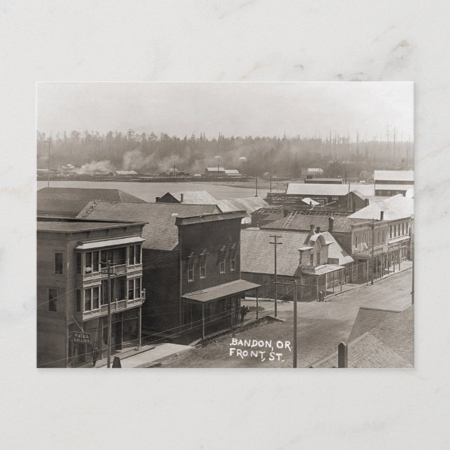 Bandon ELLER Circa 1900 Vykort (Framsida)