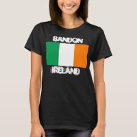 Bandon, Irland med irländskt flagga