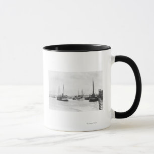 Bandon Oregon beskådar av hamnstrand Mugg