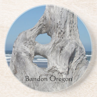 Bandon Oregon coaster Ocean strand Driftved Underlägg