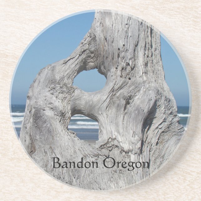Bandon Oregon coaster Ocean strand Driftved Underlägg (Framsidan)