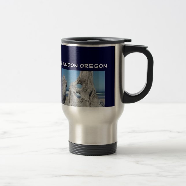 Bandon Oregon Resa Kaffe Mugg Semester Strand (Höger)