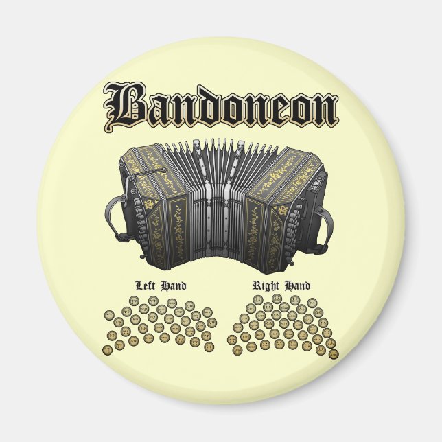 Bandoneon 2 magnet (Framsidan)