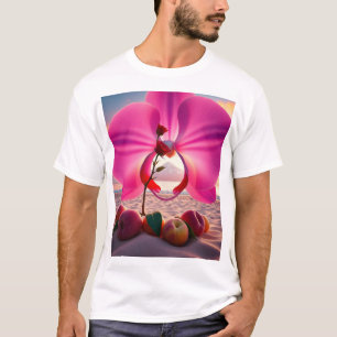 Bandpersikor i Orchid rosa T Shirt