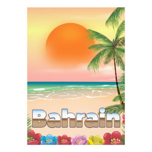 Bandresefall för Bahrain Fototryck