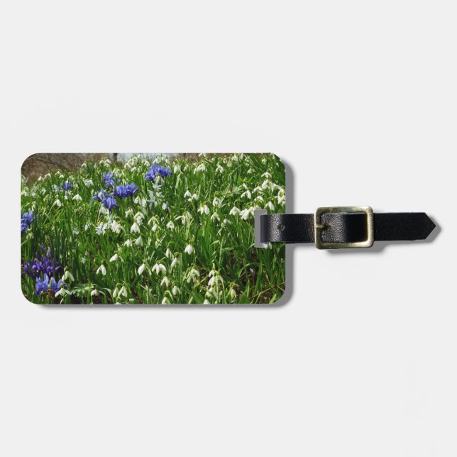 Bandsidan i Tidigt Vår blommor Bagagebricka (Horisontell Framsida)