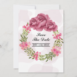 Bandskärmskort för vinterbröllop liggande utformni inbjudningar