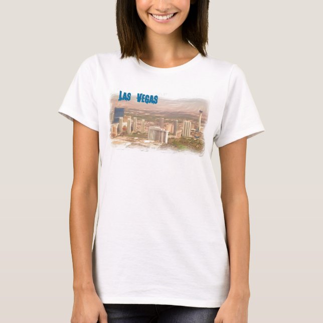 Bandskjorta i Las Vegas dam Tee (Framsida)