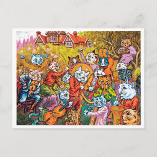 Bandspelarna, Louis Wain Vykort