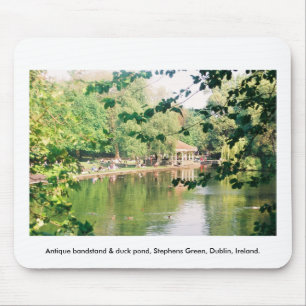 Bandstand & Anka pond, Stephens Grönt Dublin Musmatta