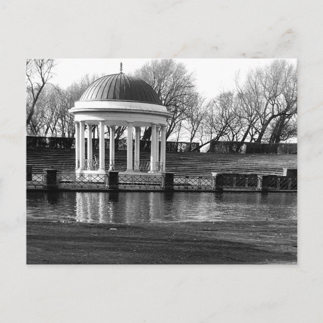 Bandstand, Stanley Park B/W Vykort (Framsida)