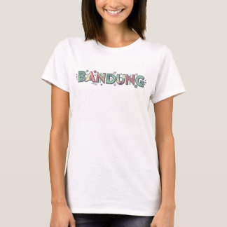 Bandung T-Shirt - Retro City Namn Graphic Tee