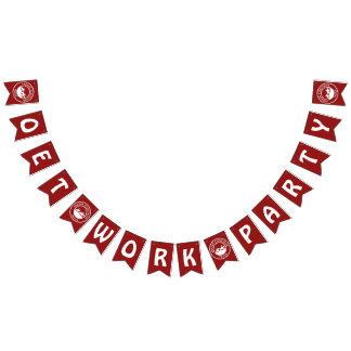 Baner för arbetspartyflagga vimplar