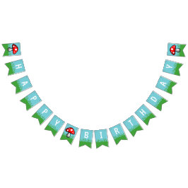 Baner för Bunting för PIXELchampinjonfödelsedag Vimplar