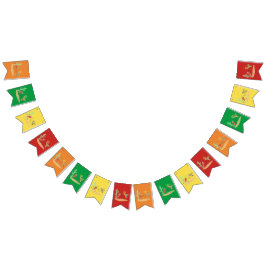 Baner för flagga för Cinco de Mayo rinnande