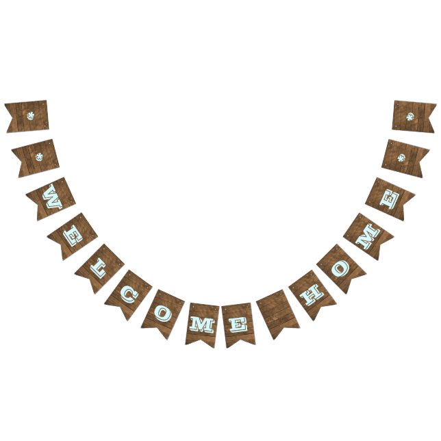 Baner för hem för välkomnande för Barnwood Vimplar (Alla)