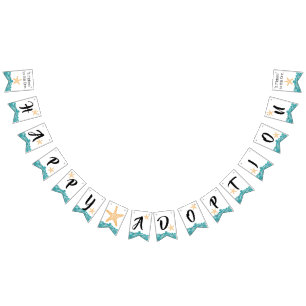 Baner för party för adoption för vimplar