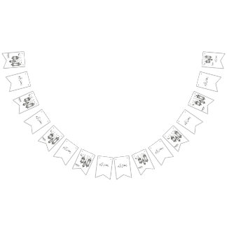 Baner för Ramadan Kareem Swallowtail partyBunting Vimplar