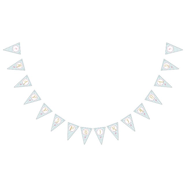 Baner för standert för födelsedag för guld- vimplar (Alla)