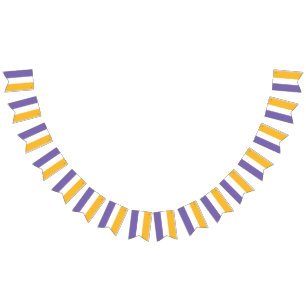 Baner för Suffragetteflaggaparty Vimplar