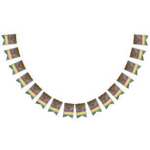 baner Rasta 1 för tiedyepartybunting Vimplar