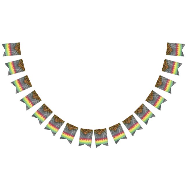 baner Rasta 1 för tiedyepartybunting Vimplar (Alla)