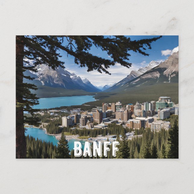Banff (2) vykort (Framsida)