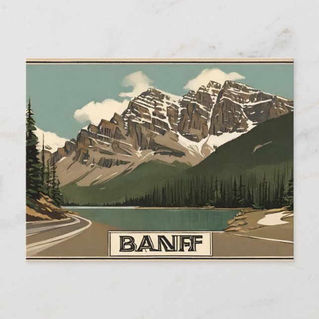 Banff (4) vykort (Framsida)
