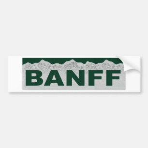 Banff Alberta Bildekal