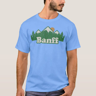 Banff Alberta Canada Vintage Hiking Mountains T Shirt