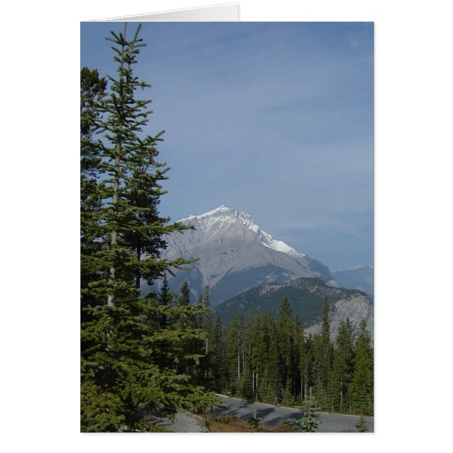 Banff Alberta Kanada, kanadensisk nationalpark OBS Kort (Framsidan)