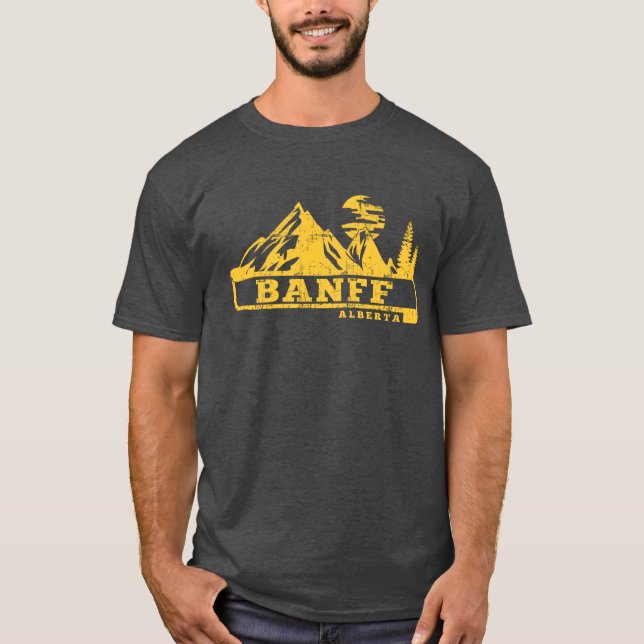 Banff Alberta Kanada Tee (Framsida)