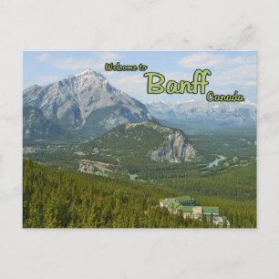Banff Alberta Kanada Vykort