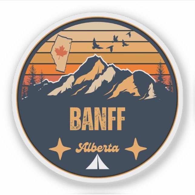 Banff, Alberta Klistermärken (Framsida)