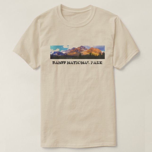 Banff and Jasper National Park T-Shirt (Design framsida)
