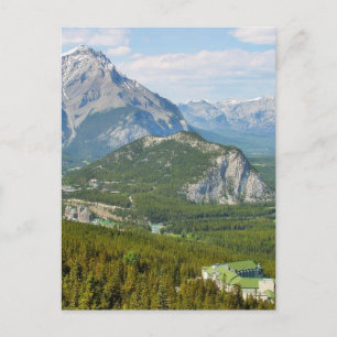 Banff Canada har sett från Sulfur Mountain Gondol Vykort