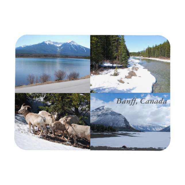 Banff, Canada Scenia Beauty Magnet (Horisontell)