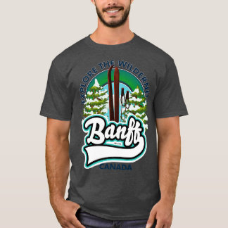 Banff Canada ski poster T Shirt