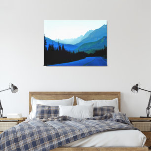 Banff Jasper Blue Canvastryck