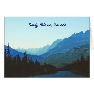 Banff Jasper Blue Hälsningskort