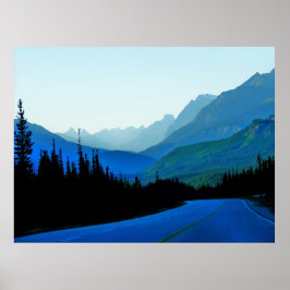 Banff Jasper Blue Poster
