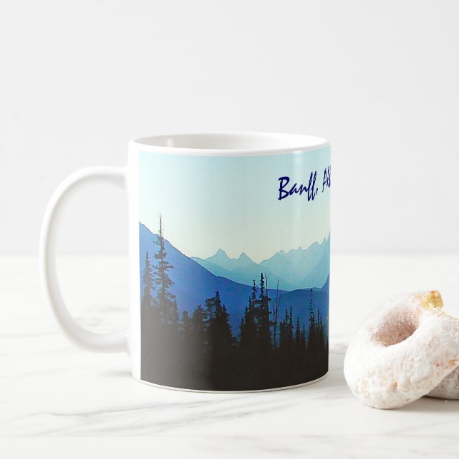 Banff Jasperblått Kaffemugg (Med munk)