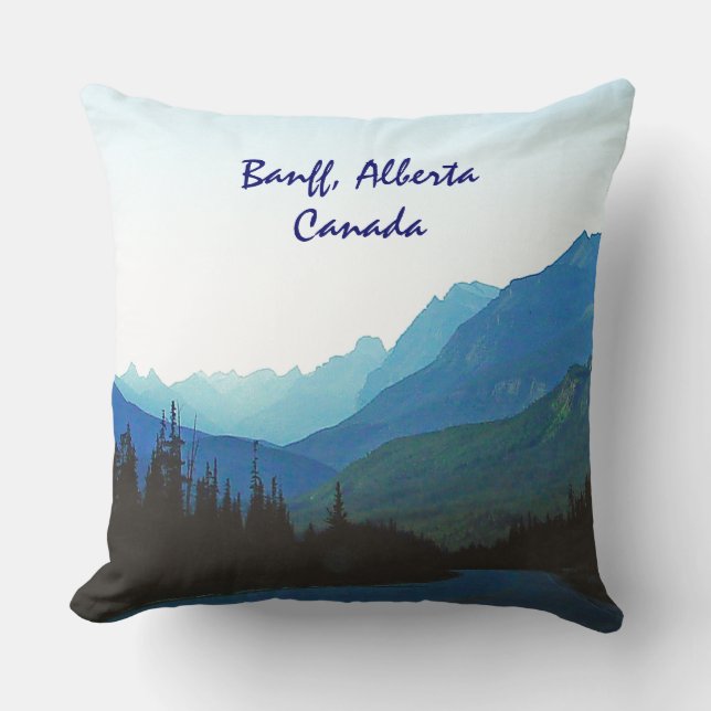 Banff Jasperblått Kudde (Framsida)