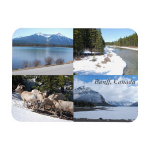Banff Kanada scenisk skönhetmagnet Magnet