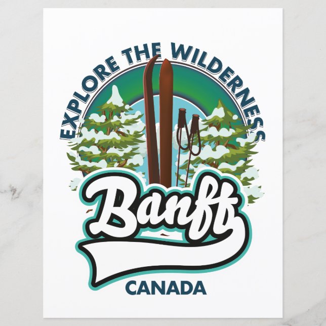 banff kanada skidlogo (Framsida)
