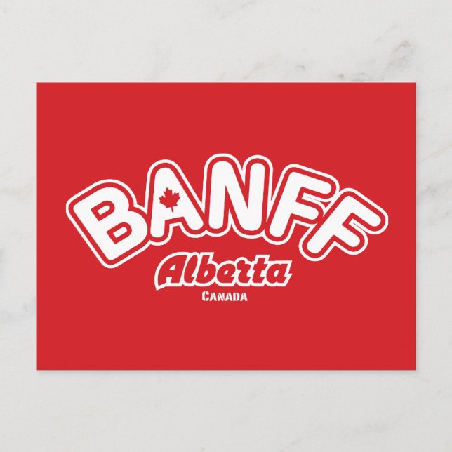Banff Löv Vykort (Framsida)