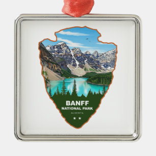 Banff National Park Alberta Arrowhead Julgransprydnad Metall