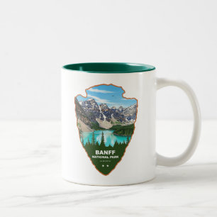 Banff National Park Alberta Arrowhead Två-Tonad Mugg
