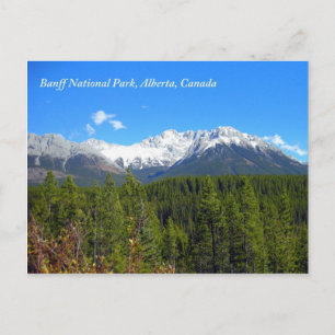 Banff National Park Alberta Canada Rockies Vykort