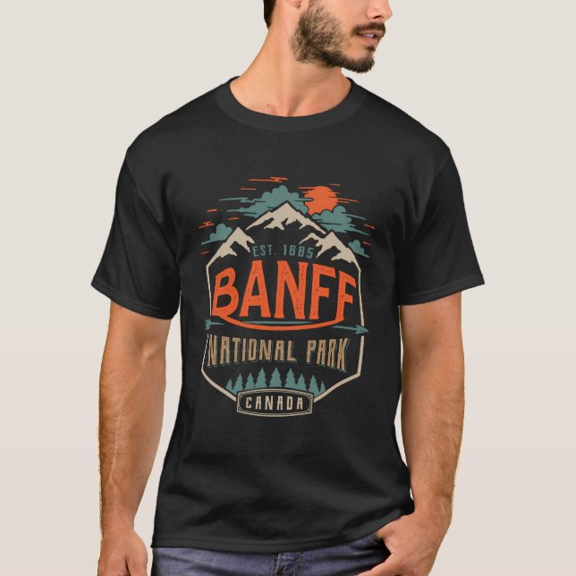 Banff National Park Alberta Canada Titta T Shirt (Framsida)